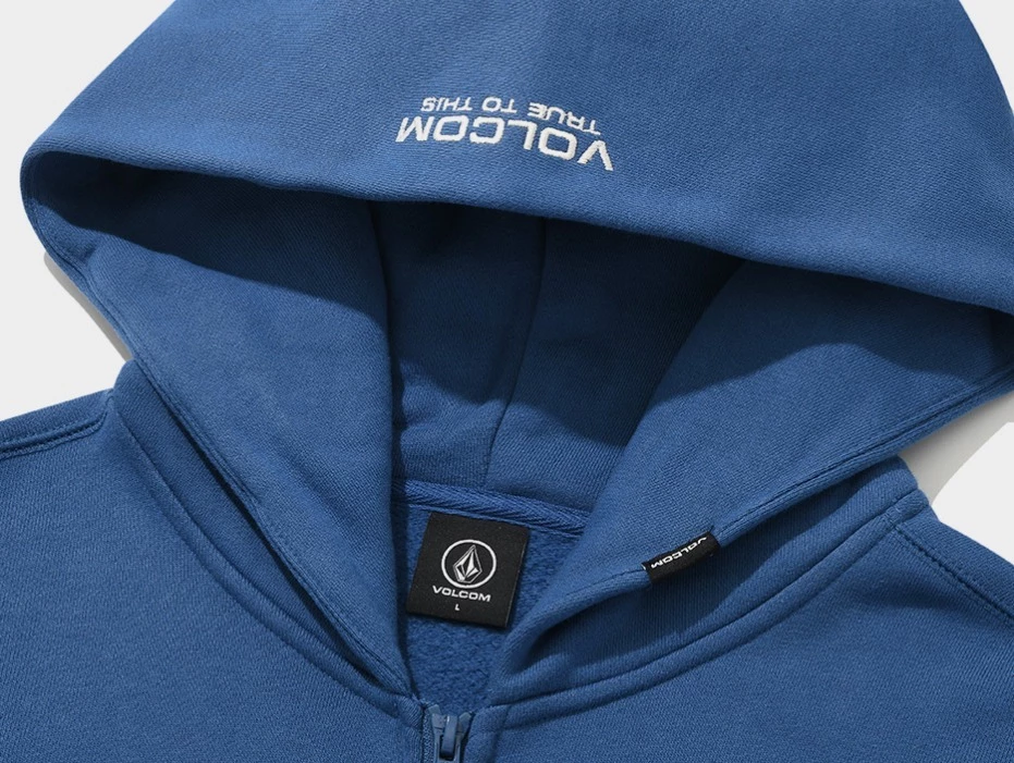 Volcom Unisex Street Style Long Sleeves Cotton Logo Hoodies For Men Blue X M 14 Volcom Unisex Street Style Long Sleeves Cotton Logo Hoodies For Men Blue X M - Image 12