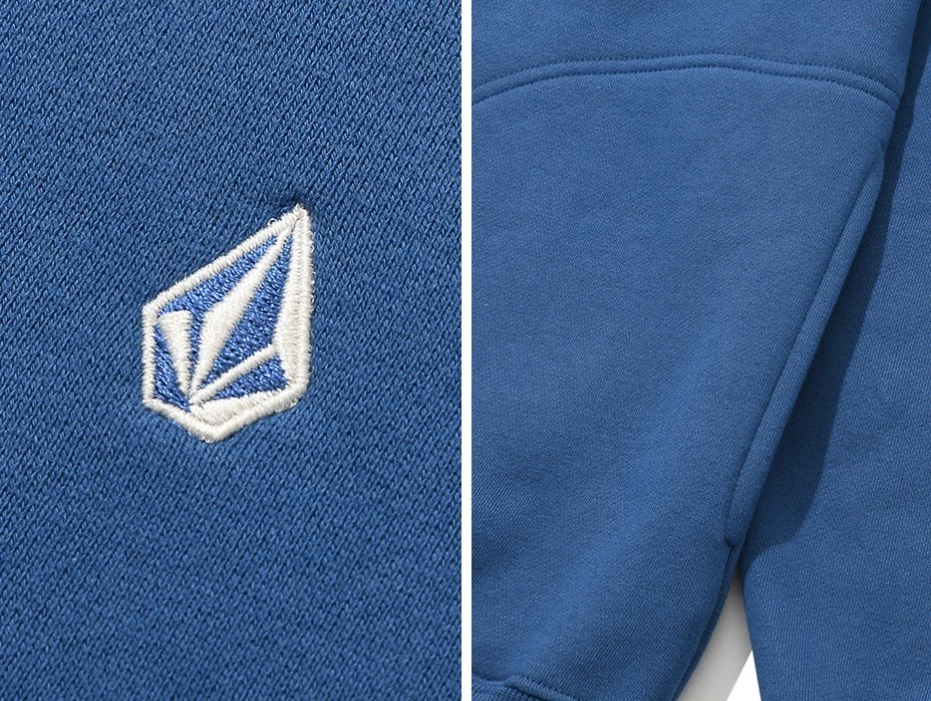 Volcom Unisex Street Style Long Sleeves Cotton Logo Hoodies For Men Blue X M 15 Volcom Unisex Street Style Long Sleeves Cotton Logo Hoodies For Men Blue X M - Image 13