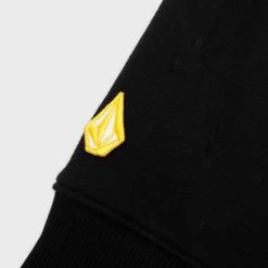 Volcom Unisex Street Style Long Sleeves Cotton Logos On The Sleeves For Men Charcoal X L -Volcom Sales Shop org 2431