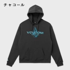 Volcom Unisex Street Style Long Sleeves Cotton Logos On The Sleeves For Men Charcoal X L -Volcom Sales Shop org 2435