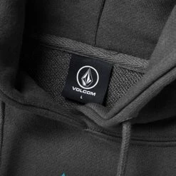 Volcom Unisex Street Style Long Sleeves Cotton Logos On The Sleeves For Men Charcoal X L -Volcom Sales Shop org 2437