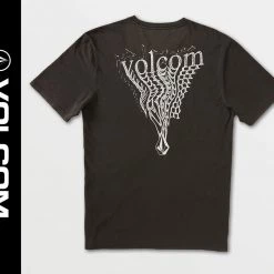 Volcom 2021-22FW Street Style Short Sleeves Logo T-Shirts For Men Black X Xxl