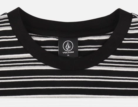 Volcom Unisex U-Neck Cotton Short Sleeves Logo T-Shirts For Men Gray X S 5 Volcom Unisex U-Neck Cotton Short Sleeves Logo T-Shirts For Men Gray X S - Image 3