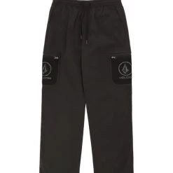 Volcom 2022 SS Unisex Street Style Cotton Logo Bottoms For Men Black X S -Volcom Sales Shop org 2542