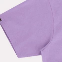 Volcom Unisex U-Neck Cotton Short Sleeves Logo T-Shirts For Men Purple X M -Volcom Sales Shop org 2591