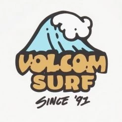 Volcom Unisex U-Neck Cotton Short Sleeves Logo T-Shirts For Men Purple X M -Volcom Sales Shop org 2594