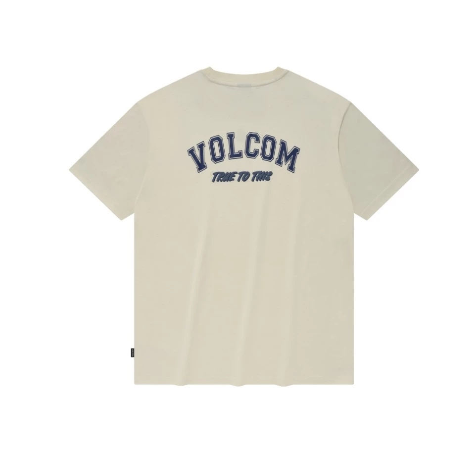 Volcom Unisex Street Style Cotton Short Sleeves Logo T-Shirts For Women Cream X S 9 Volcom Unisex Street Style Cotton Short Sleeves Logo T-Shirts For Women Cream X S - Image 7