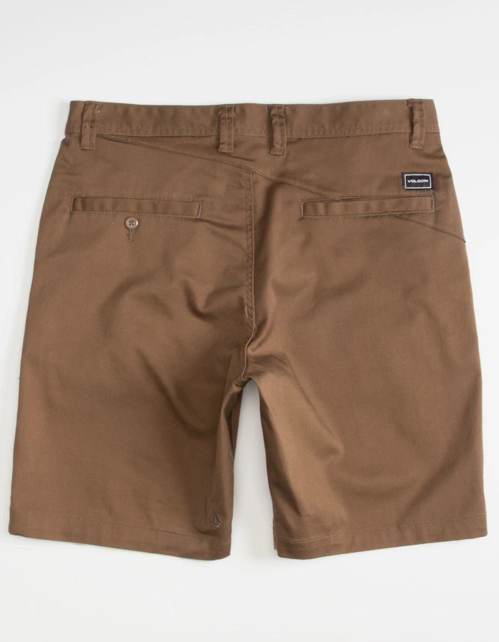 Volcom 2022 SS Blended Fabrics Bi-color Plain Cotton Khaki Logo Shorts For Men Chocolate X 38 7 Volcom 2022 SS Blended Fabrics Bi-color Plain Cotton Khaki Logo Shorts For Men Chocolate X 38 - Image 5