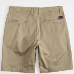Volcom 2022 SS Blended Fabrics Bi-color Plain Cotton Khaki Logo Shorts For Men Chocolate X 38 15 Volcom 2022 SS Blended Fabrics Bi-color Plain Cotton Khaki Logo Shorts For Men Chocolate X 38 -Volcom Sales Shop org 2640