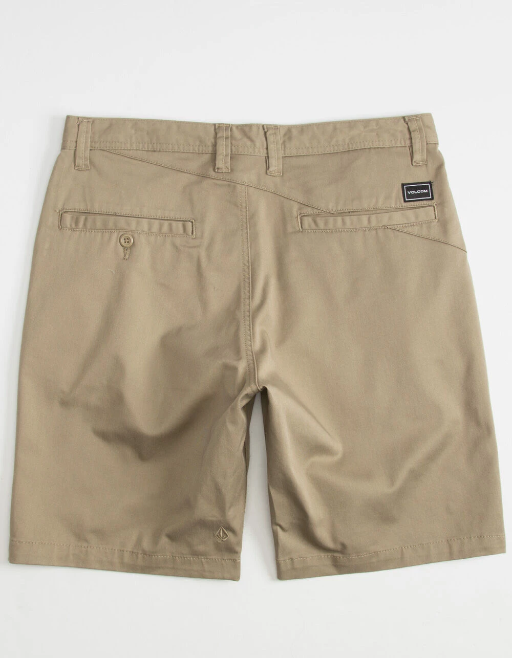 Volcom 2022 SS Blended Fabrics Bi-color Plain Cotton Khaki Logo Shorts For Men Chocolate X 38 9 Volcom 2022 SS Blended Fabrics Bi-color Plain Cotton Khaki Logo Shorts For Men Chocolate X 38 - Image 7