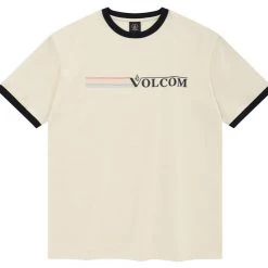 Volcom Unisex Street Style Cotton Short Sleeves Logo T-Shirts For Men Navy X L -Volcom Sales Shop org 2743