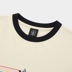 Volcom Unisex Street Style Cotton Short Sleeves Logo T-Shirts For Men Navy X L -Volcom Sales Shop org 2745