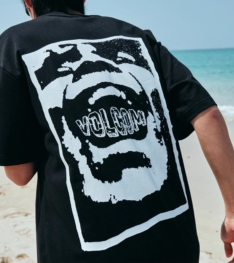 Volcom Unisex Street Style Logo T-Shirts For Men White X S 4 Volcom Unisex Street Style Logo T-Shirts For Men White X S - Image 2