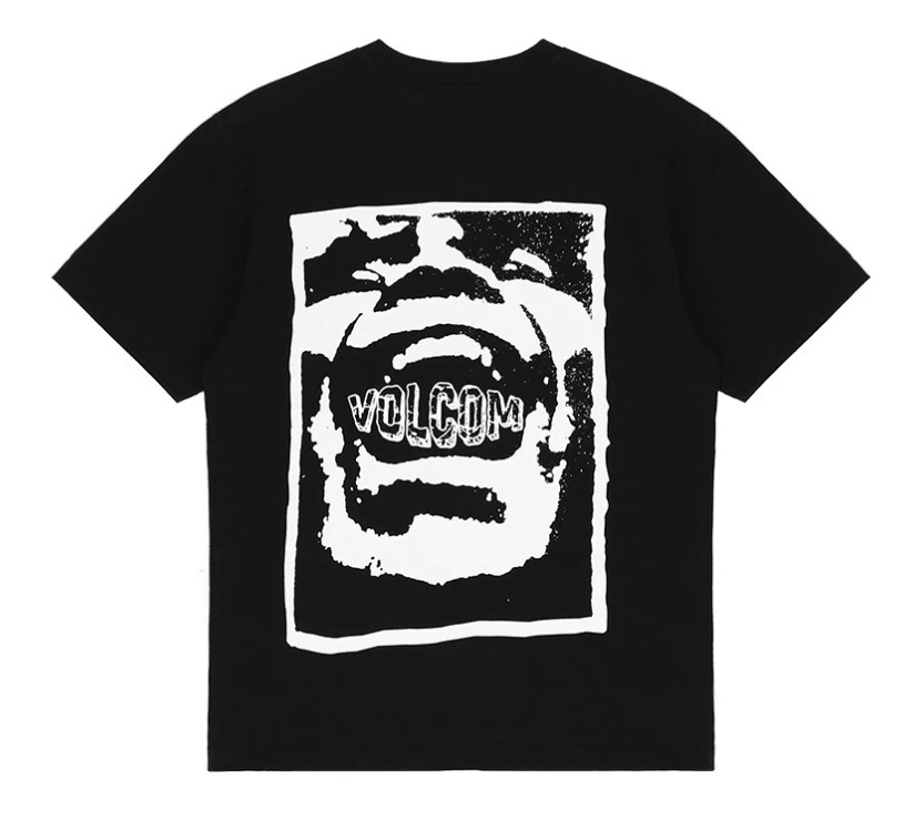 Volcom Unisex Street Style Logo T-Shirts For Men White X S 6 Volcom Unisex Street Style Logo T-Shirts For Men White X S - Image 4