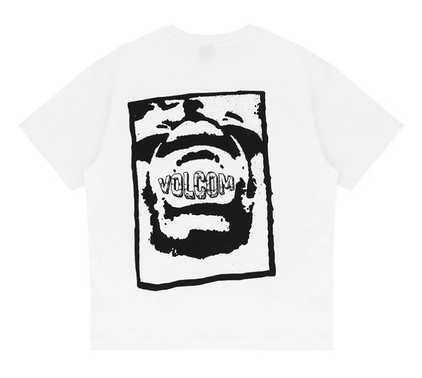 Volcom Unisex Street Style Logo T-Shirts For Men White X S 9 Volcom Unisex Street Style Logo T-Shirts For Men White X S - Image 7