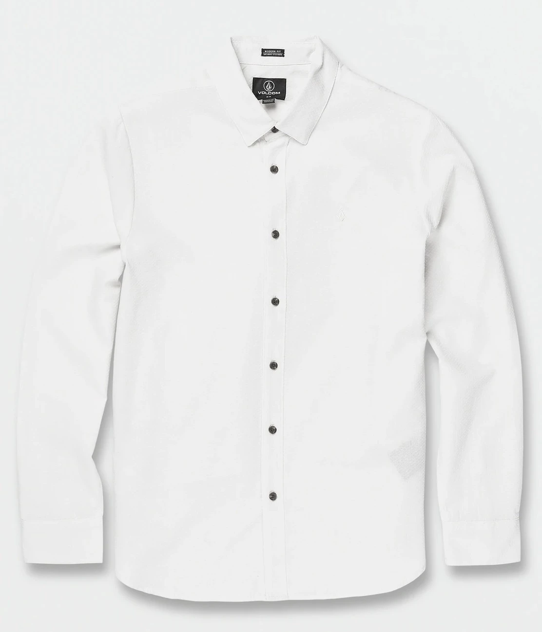 Volcom 2022 SS Button-down Unisex Street Style Long Sleeves Plain Cotton For Men Cloud X L 5 Volcom 2022 SS Button-down Unisex Street Style Long Sleeves Plain Cotton For Men Cloud X L - Image 3