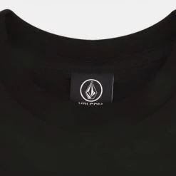 Volcom Short U-Neck Cotton Short Sleeves Logo Cropped For Women Purple X S -Volcom Sales Shop org 2784