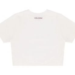 Volcom Short U-Neck Cotton Short Sleeves Logo Cropped For Women Purple X S -Volcom Sales Shop org 2789