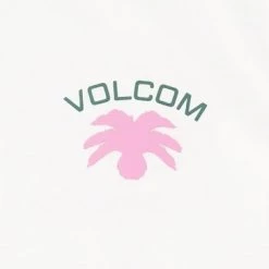 Volcom Short U-Neck Cotton Short Sleeves Logo Cropped For Women Purple X S -Volcom Sales Shop org 2791