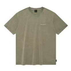 Volcom Unisex Street Style Cotton Short Sleeves Logo T-Shirts For Men Khaki X Xl -Volcom Sales Shop org 2824