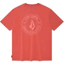 Volcom Unisex Street Style Cotton Short Sleeves Logo T-Shirts For Men Khaki X Xl -Volcom Sales Shop org 2830