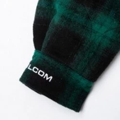 Volcom Unisex Street Style Long Sleeves Logos On The Sleeves Logo For Men Green X M -Volcom Sales Shop org 2844