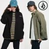 Volcom Unisex Street Style Long Sleeves Logo Shirts For Men Khaki X L -Volcom Sales Shop org 2871