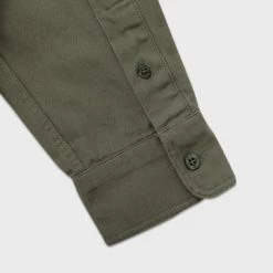 Volcom Unisex Street Style Long Sleeves Logo Shirts For Men Khaki X L -Volcom Sales Shop org 2887