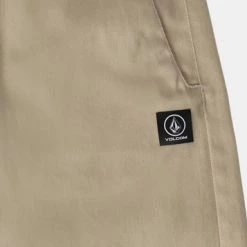 Volcom Unisex Street Style Cotton Logo Shorts For Men Beige X L -Volcom Sales Shop org 2893
