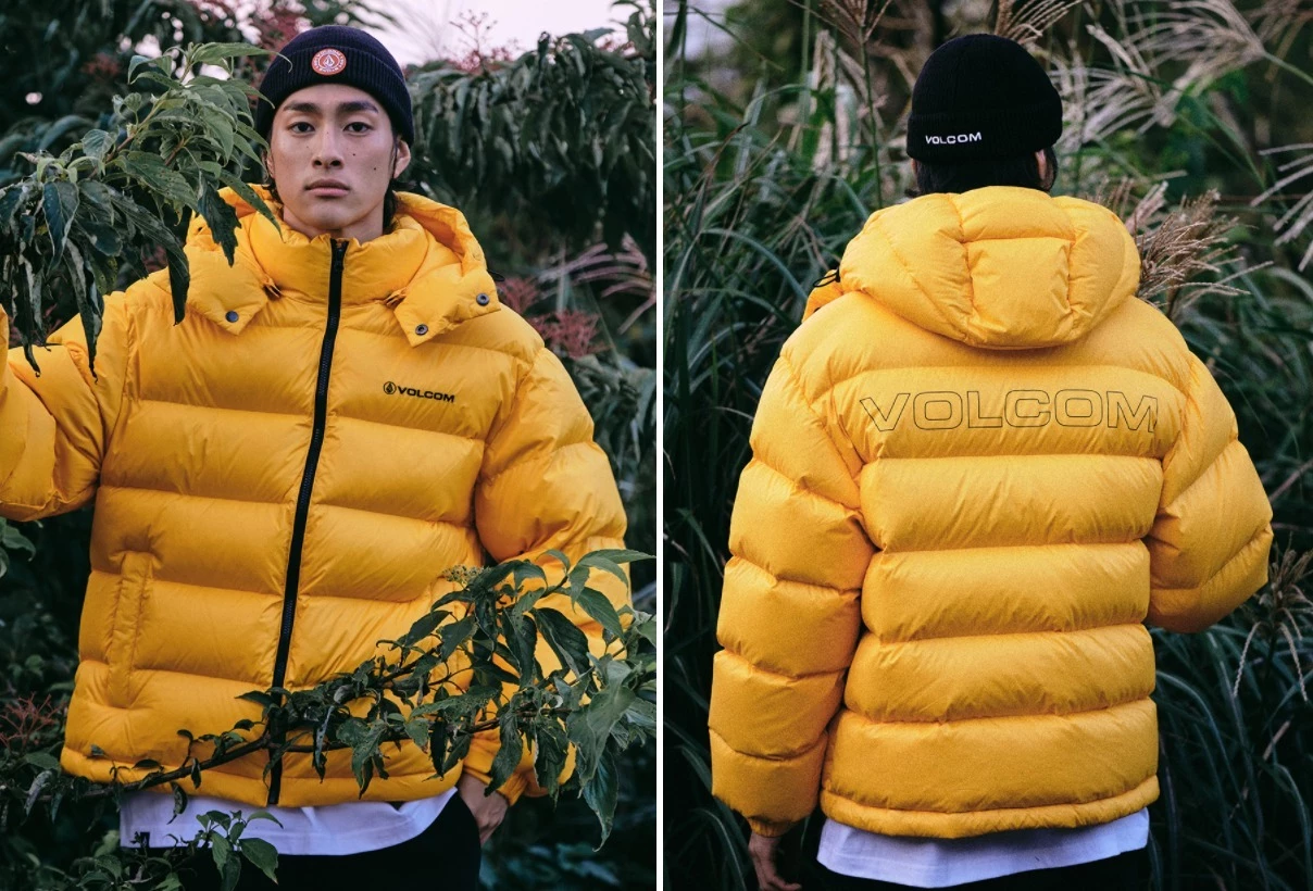 Volcom Short Unisex Street Style Logo Down Jackets For Men Black X L 5 Volcom Short Unisex Street Style Logo Down Jackets For Men Black X L - Image 3