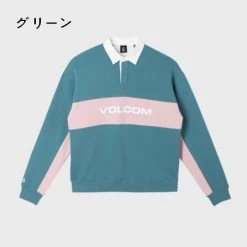 Volcom Unisex Street Style Long Sleeves Cotton Logos On The Sleeves For Men Green X M -Volcom Sales Shop org 2919