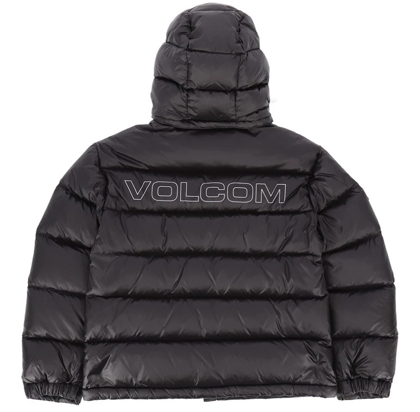 Volcom Short Unisex Street Style Logo Down Jackets For Men Black X L 7 Volcom Short Unisex Street Style Logo Down Jackets For Men Black X L - Image 5