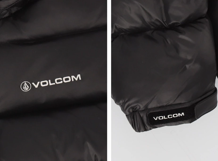 Volcom Short Unisex Street Style Logo Down Jackets For Men Black X L 9 Volcom Short Unisex Street Style Logo Down Jackets For Men Black X L - Image 7