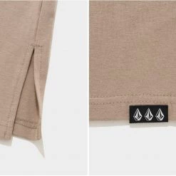 Volcom 2022 SS Logo T-Shirts For Men Beige X Xs -Volcom Sales Shop org 2980