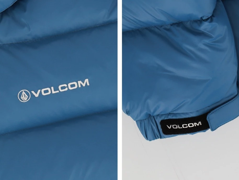 Volcom Short Unisex Street Style Logo Down Jackets For Men Black X L 14 Volcom Short Unisex Street Style Logo Down Jackets For Men Black X L - Image 12