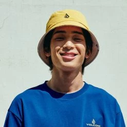 Volcom Unisex Street Style Bucket Hats Wide-brimmed Hats For Men Black X M -Volcom Sales Shop org 3124