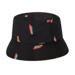 Volcom Unisex Street Style Bucket Hats Wide-brimmed Hats For Men Black X M -Volcom Sales Shop org 3133