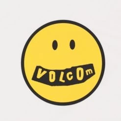 Volcom Unisex U-Neck Cotton Short Sleeves Logo T-Shirts For Men Gold X S -Volcom Sales Shop org 3166