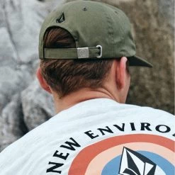 Volcom 2021-22FW Unisex Caps For Men Khaki X One Size -Volcom Sales Shop org 318
