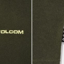 Volcom Street Style Short Sleeves Logo T-Shirts For Women Khaki X Xs -Volcom Sales Shop org 3197