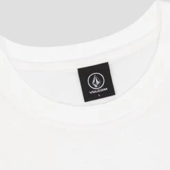 Volcom 2022 SS Unisex Street Style U-Neck Cotton Short Sleeves Logo For Men White X M -Volcom Sales Shop org 3203