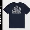 Volcom 2021-22FW Street Style Short Sleeves Logo T-Shirts For Men Navy X S