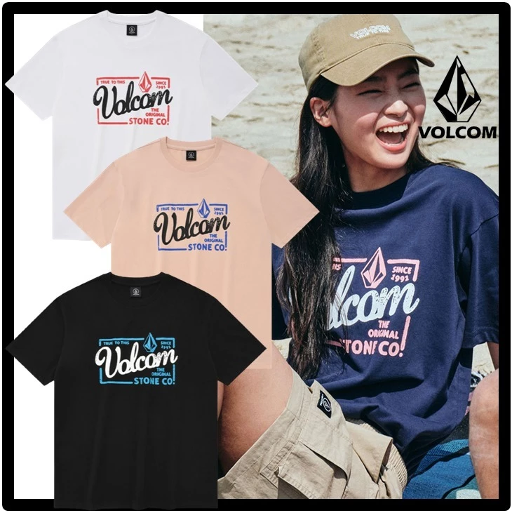 Volcom Unisex Street Style Logo T-Shirts For Men Navy X Xl 3 Volcom Unisex Street Style Logo T-Shirts For Men Navy X Xl