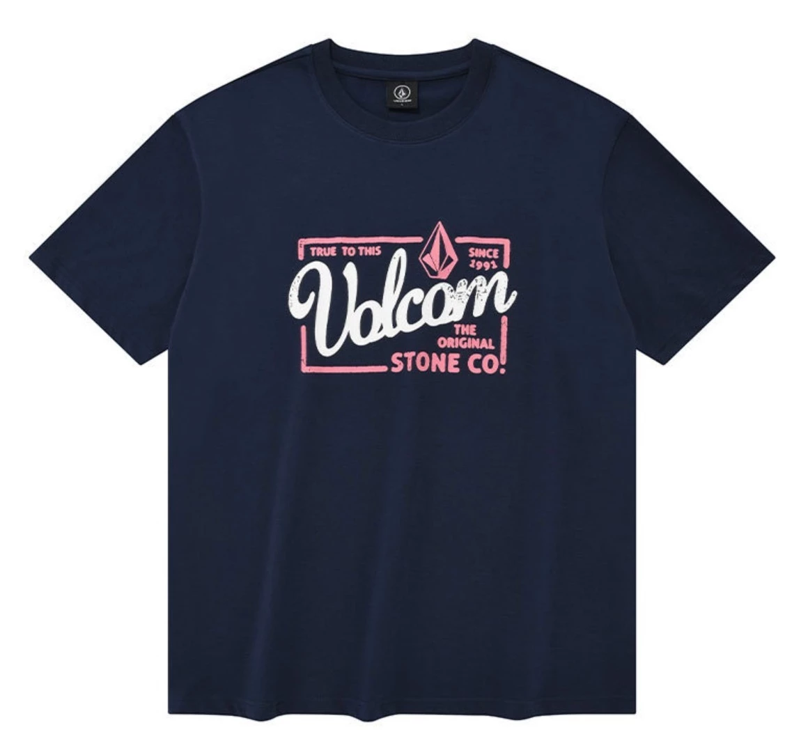 Volcom Unisex Street Style Logo T-Shirts For Men Navy X Xl 12 Volcom Unisex Street Style Logo T-Shirts For Men Navy X Xl - Image 10