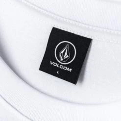 Volcom Unisex U-Neck Cotton Short Sleeves Logo T-Shirts For Men Black X L -Volcom Sales Shop org 332