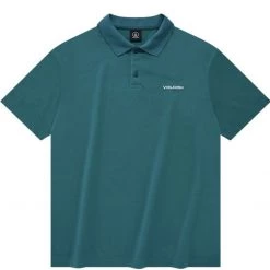 Volcom Unisex Street Style Logo T-Shirts For Men Green X L -Volcom Sales Shop org 3332