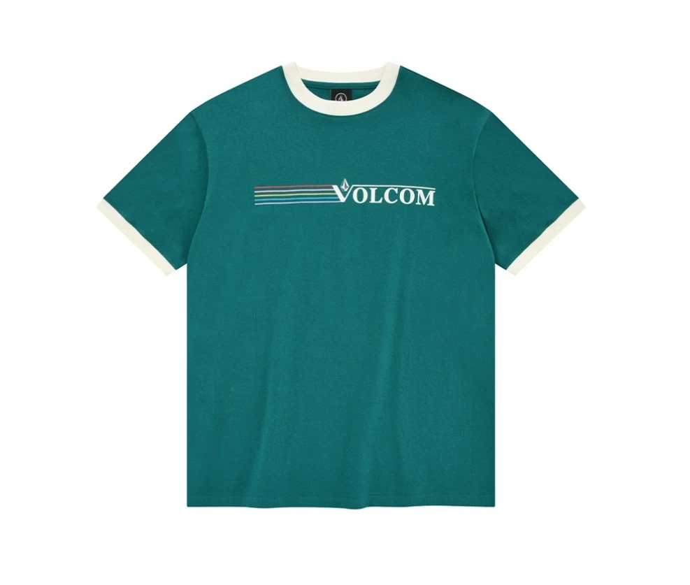 Volcom Unisex Street Style Logo T-Shirts For Women Navy X S 11 Volcom Unisex Street Style Logo T-Shirts For Women Navy X S - Image 9
