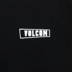 Volcom Unisex U-Neck Cotton Short Sleeves Logo T-Shirts For Men Black X L -Volcom Sales Shop org 339