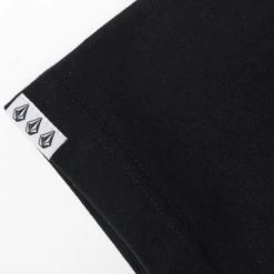 Volcom Unisex U-Neck Cotton Short Sleeves Logo T-Shirts For Men Black X L -Volcom Sales Shop org 341