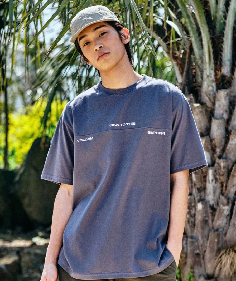 Volcom Unisex Street Style Logo T-Shirts For Women L.khaki X L 11 Volcom Unisex Street Style Logo T-Shirts For Women L.khaki X L - Image 9